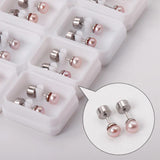 12 Pairs Freshwater Pearl Stud Earrings for Women
