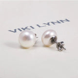 Titanium Small Pearl Ear Studs Girls Earrings Accessory