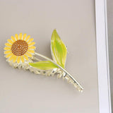 Large Metal Wheat Ear Hair Clip for Women