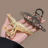 Large Metal Wheat Ear Hair Clip for Women