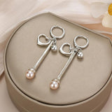 Anslow Designers Retro Style Pearl Women Drop Earrings Gift
