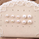 Natural Freshwater Pearl Earrings for Women High Jewelry Multiple Sizes
