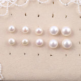 Natural Freshwater Pearl Earrings for Women High Jewelry Multiple Sizes
