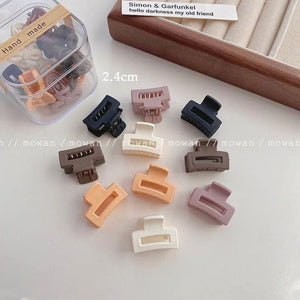 10pcs/box Mini Crab Hair Claws Clips Sweet Style Hairpin Barrettes Headwear