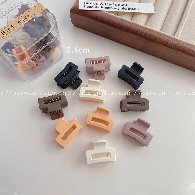 10pcs/box Mini Crab Hair Claws Clips Sweet Style Hairpin Barrettes Headwear