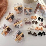 10pcs/box Mini Crab Hair Claws Clips Sweet Style Hairpin Barrettes Headwear