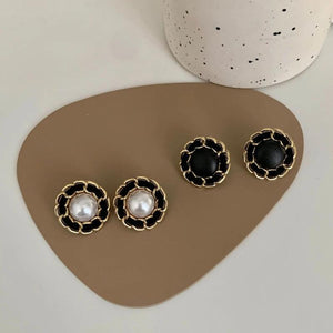 Vintage Chain Pearl Earrings for Women