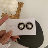 Vintage Chain Pearl Earrings for Women