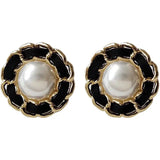 Vintage Chain Pearl Earrings for Women