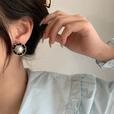 Vintage Chain Pearl Earrings for Women