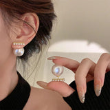 South Korea Pearl Earrings for Women, Daily Work Accessories