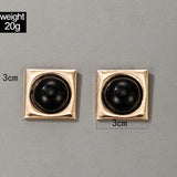 Charming Colorful Pearl Stud Earrings for Women Girls