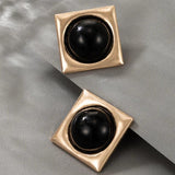 Charming Colorful Pearl Stud Earrings for Women Girls