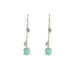 Pearl Lily of the Valley Long Earrings