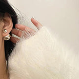 Little Bee Earrings Vintage Golden Pearl Earring Little Bee Jewelry