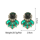 Vintage Geometric Stud Earrings Charm Pearl Jewelry Party Accessories