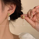 100% Natural Freshwater Pearl Stud Earrings