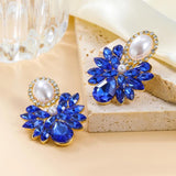 Rhinestone Pearl Earrings for Women