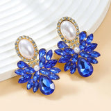 Rhinestone Pearl Earrings for Women