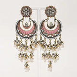 Bohemian Long Earrings Indian Jhumka Jhumki Tassel Earrings