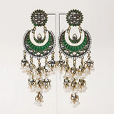 Bohemian Long Earrings Indian Jhumka Jhumki Tassel Earrings