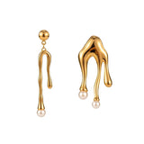 Youthway Stainless Steel Earrings 18K Plated Waterproof Charm Jewelry Gift