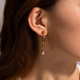 Youthway Stainless Steel Earrings 18K Plated Waterproof Charm Jewelry Gift