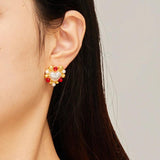 Heart-Shaped Pearl Earrings Women's Fine Jewelry