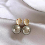 Korean Light Pearl Stud Earrings for Women, Birthday Party Gift