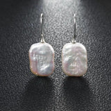 Baroque Freshwater Pearls Stud Earrings 925 Silver Jewelry for Women