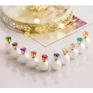 Elegant Double-Sided Pearl Earrings for Women