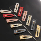 Geometric Hair Clips for Women Girls Headband Hair Accessories