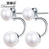 Double Pearl Earrings Candy Stud Earrings for Women Hot Earrings