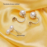 Double Pearl Earrings Candy Stud Earrings for Women Hot Earrings