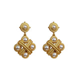 Pearl Earrings for Women Plated Handpicked Jewelry Gift