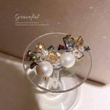 Pearl Stud Earrings Women's Fashion Jewelry