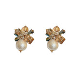 Pearl Stud Earrings Women's Fashion Jewelry