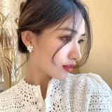 Pearl Fireworks Golden Earrings for Women