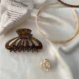 Geometric Acetate Hair Claws Leopard Hair Crabs Clip Hair Clamps