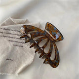 Geometric Acetate Hair Claws Leopard Hair Crabs Clip Hair Clamps