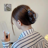 Large Grab Hair Clips for Women, Transparent Back Shark Cawl Clips