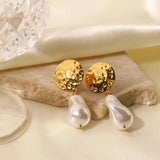 Youthway Pearl Drop Stainless Steel Earrings Gift