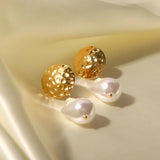 Youthway Pearl Drop Stainless Steel Earrings Gift