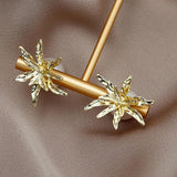 Big Flower Stud Earrings Pearl Earring Daily Wearable Jewelry