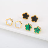 Mother-of-pearl Earrings in 14 Colors High Stainless Steel Drop Jewelry