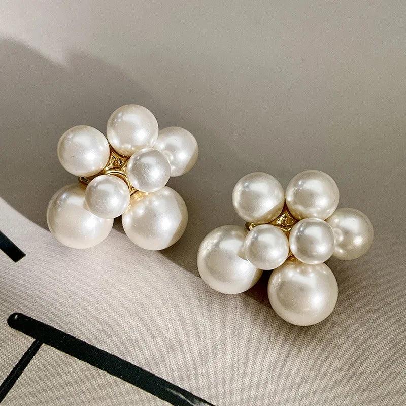Pearl Stud Earrings Euro American Style Party Jewelry