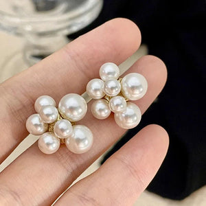 Pearl Stud Earrings Euro American Style Party Jewelry