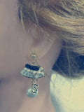 Golden Pearl Earring For Women Cap Jewelry