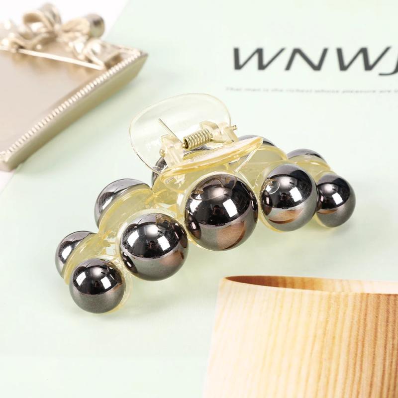 Women Pearl Big Hair Claws Hair Clip Crab Hairpins Styling Hair Accessories
