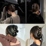 Women Pearl Big Hair Claws Hair Clip Crab Hairpins Styling Hair Accessories